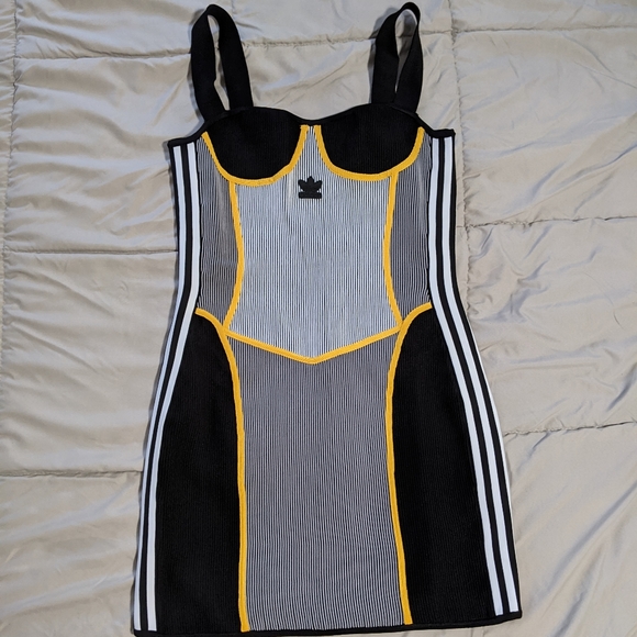 adidas paolina russo corset dress